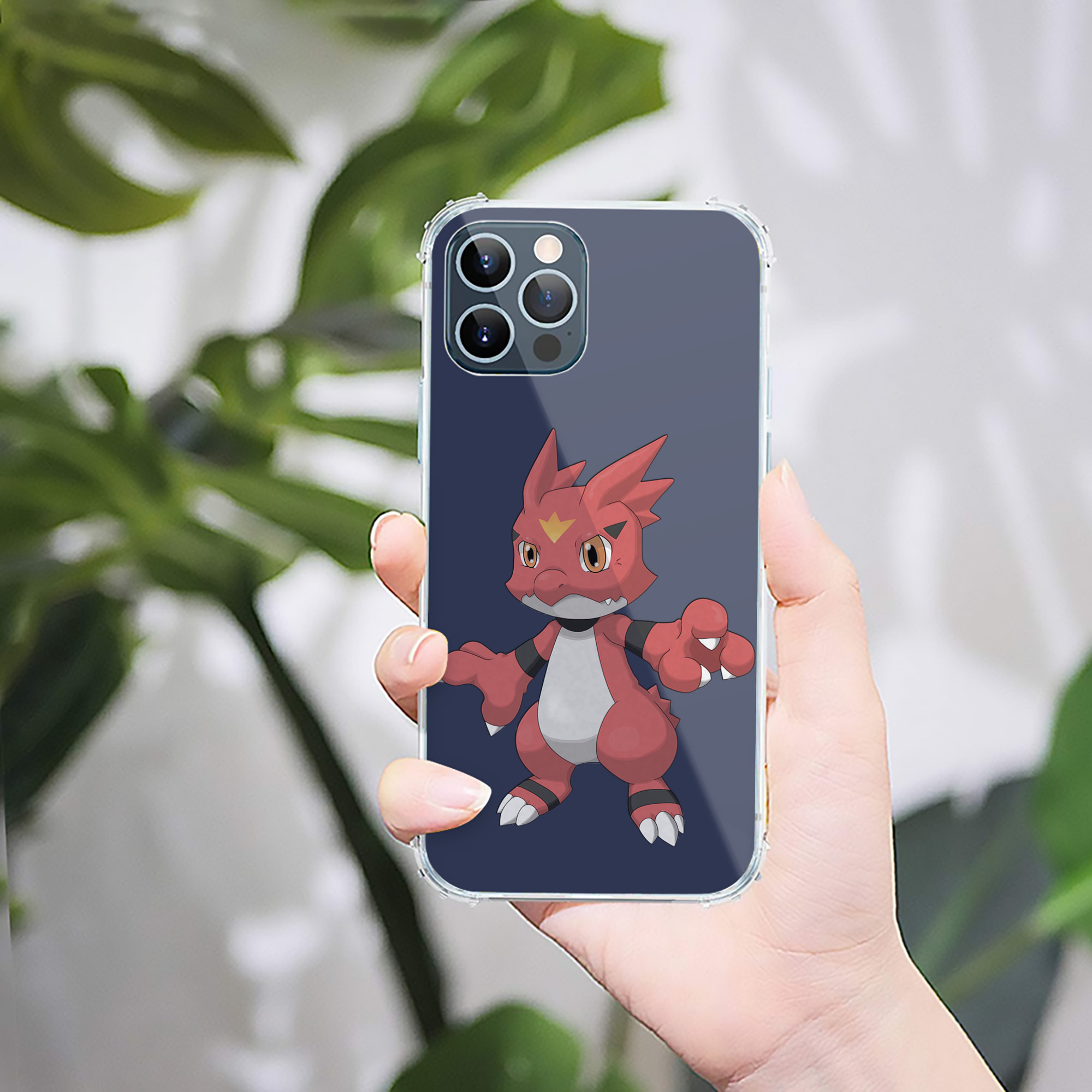 （画像用） Digimon デジタルモンスター/デジモン 【iPhone 12シリーズ対応】透明スマホケース（クリアソフトケース）